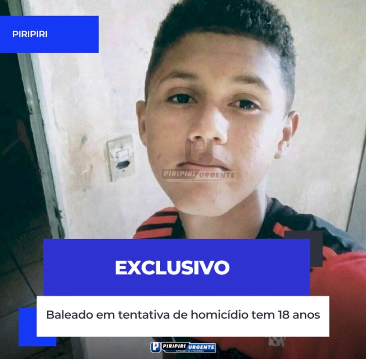 Baleado em tentativa de homicídio tem 18 anos