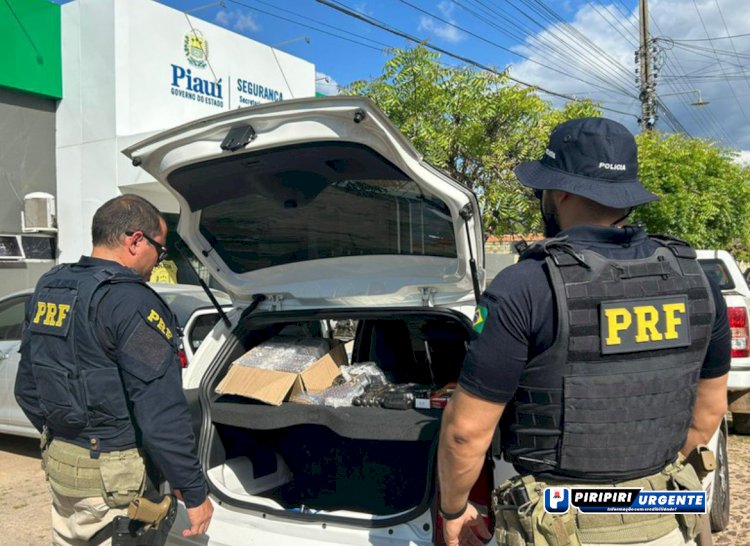 PRF apreende grande quantidade de medicamentos de venda controlada sem nota fiscal em Piripiri