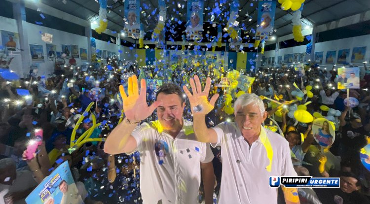 Convenção oficializa candidatura de Luiz Menezes e Revetrio Souza à Prefeitura de Piripiri