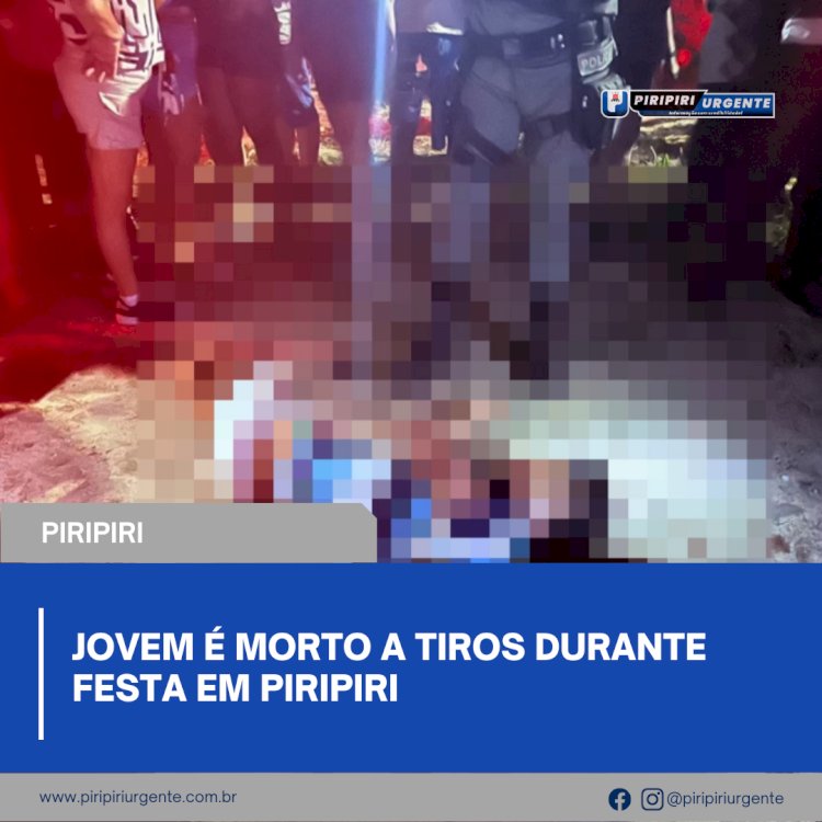 Jovem é morto a tiros durante festa em Piripiri